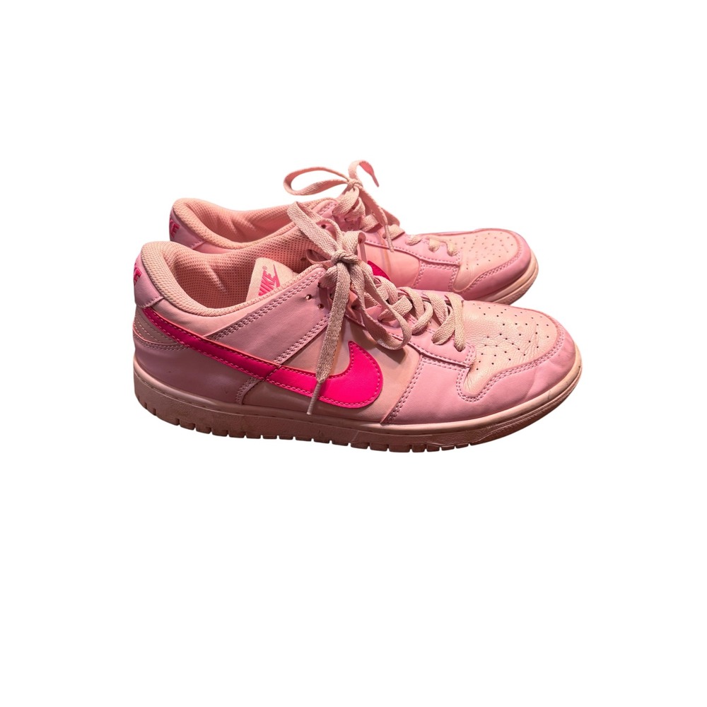 Nike Dunk Low Triple Pink Barbie Shoes DH9765-600 Womens Size 8 Pink Hyper Pink